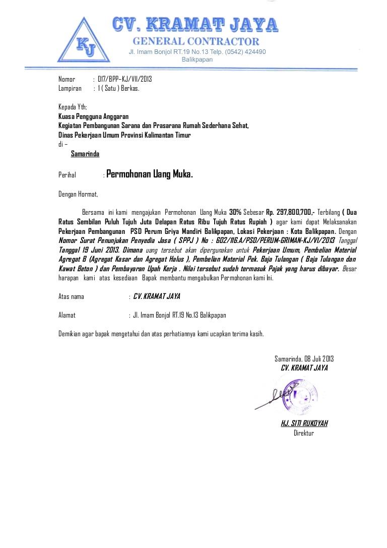  Kita sering kali melaksanakan pembelian barang baik tunai maupun kredit Inilah Contoh Surat Penagihan Pembayaran Barang