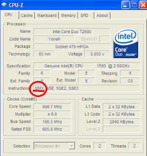 melihat processor dengan cpu z