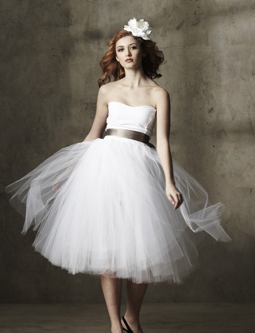 tulle wedding dress