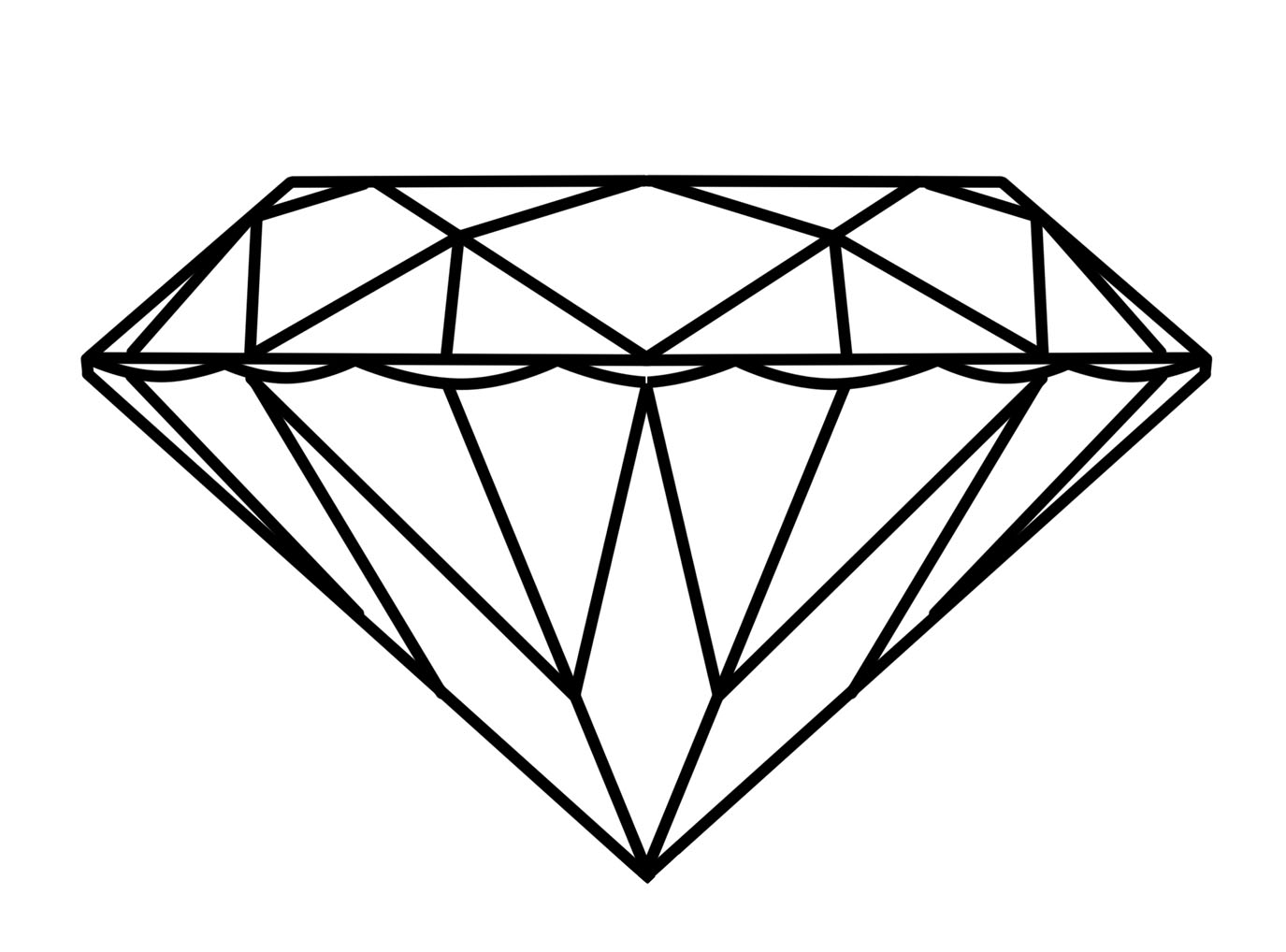 Coloring Pages Diamond 1
