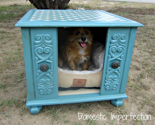 WinnerDogFinds: Upcycled Ugly End Table transformed into ...