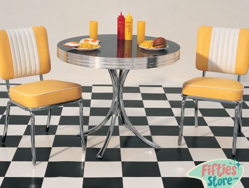 Jaren 50 retro eettafel set