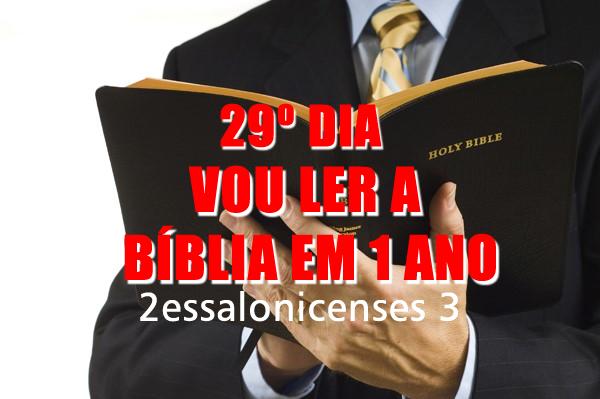 29º DIA VOU LER A BÍBLIA EM 1 ANO