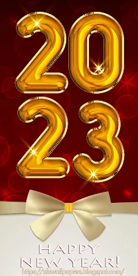 Happy New Year 2023: Gold Numbers, Wishes, Free iPhone Wallpaper