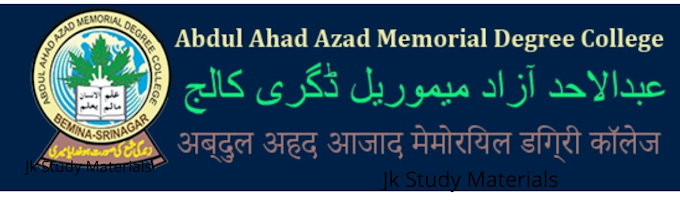 Abdul Ahad Azad Memorial Degree college Bemina College Fees | Class Work & Councelling 