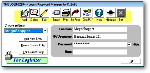 The Loginizer | Software menyimpan username dan password dengan aman