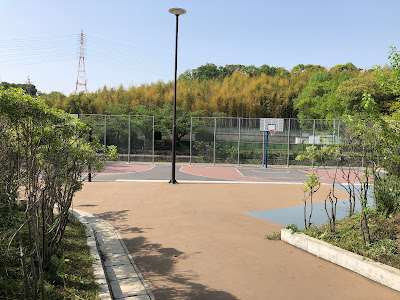 寝屋川公園のバスケットコート