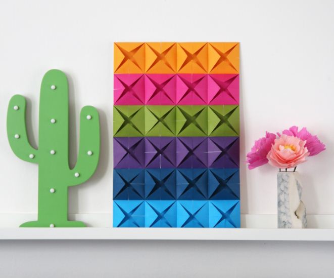 Cara Membuat Hiasan  Dinding Kelas  Dari Kertas Origami  