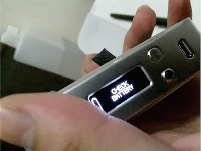 Cara Mengatasi dan Memperbaiki Check Battery MOD Pada Vapor