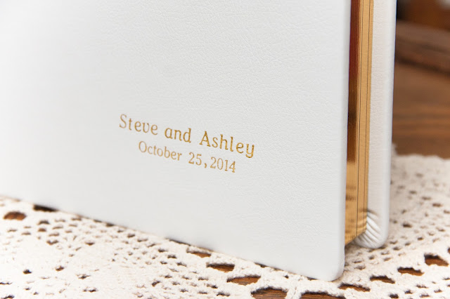 wedding album, white leather, Silver Spring, wedding photographer 
