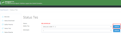 UNBK Tidak Dapat Mengubah Data Test Aktif