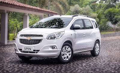 Modifikasi Chevrolet Spin Putih