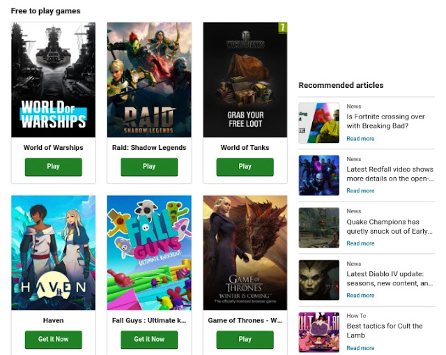 Popular games Download site