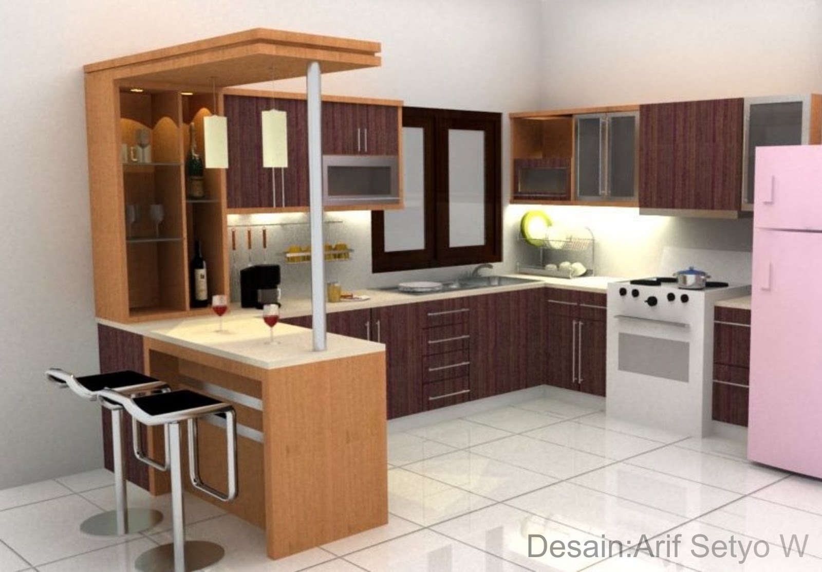 DESAIN DAPUR DAN KITCHEN SET | rumah tropis