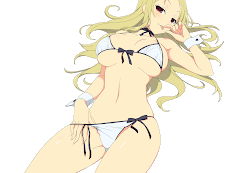 Senran Kagura:Siki Hyper Sexy Bunny Bikini White Vector v2