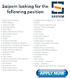Saipem looking for the following position