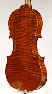 Copy of a Stradivarius Violin Backplate by Nicolas Bonet Luthier - Fond d'un violon en copie de Antonio Stradivari