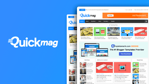 Quick Mag Premium - Free Blogger Template