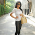 Shriya Saran in tight black leather pants at 94.3 Radio One CSR initiative Mumbai at Its Best Event