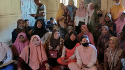 Sejumlah Emak - Emak Merapi Area Bakal mendatangi Kantor Gubernur Sumsel Tagih Janji Gubernur