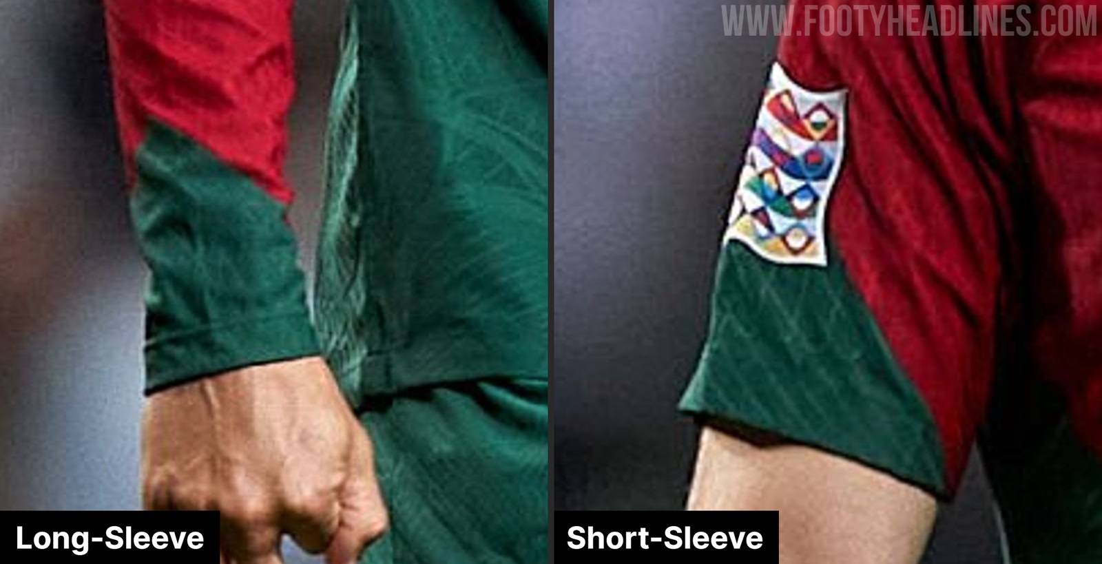 FIFA Forbid Gorgeous Long-Sleeve Portugal 2022 World Cup Home Kit ...