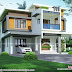 Colorful modern home plan 2400 sq-ft