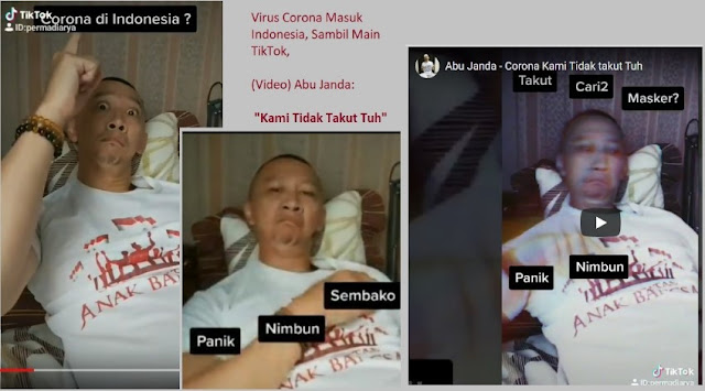 Abu Janda terserang Virus Corona