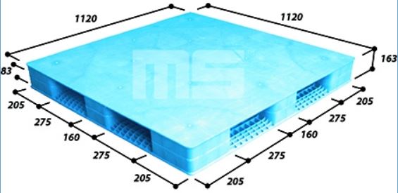 Pallet nhựa lót sàn MS