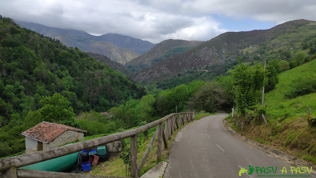 Llegada a Tablado desde Tiblós, Belmonte