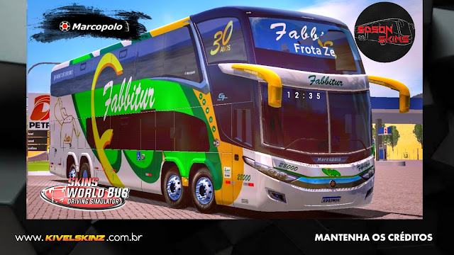 PARADISO G7 1800 DD 8X2 - VIAÇÃO FABBITUR TRANSPORTE E TURISMO