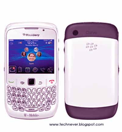 The BlackBerry Curve 8520 will now be available in White, Lavender and Black