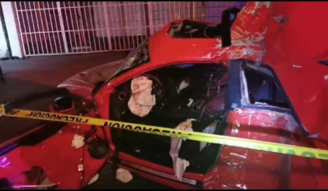 URGENTE. Fueron 5 jóvenes muertos; hicieron pedazos su coche en Ecatepec