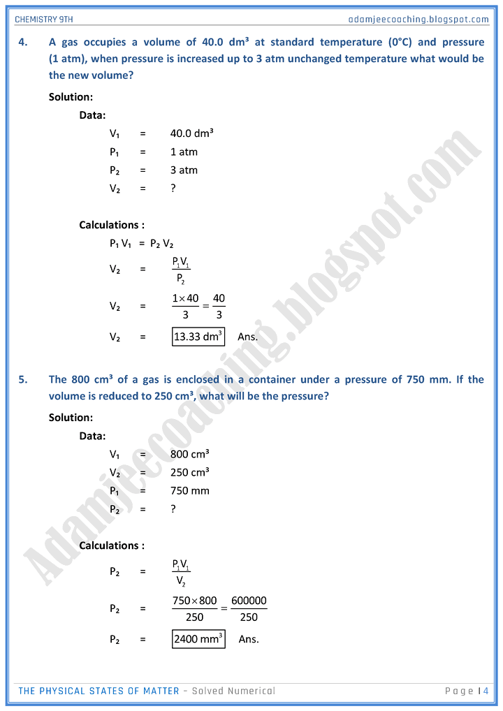 the-physical-states-of-matter-solved-numerical-chemistry-9th