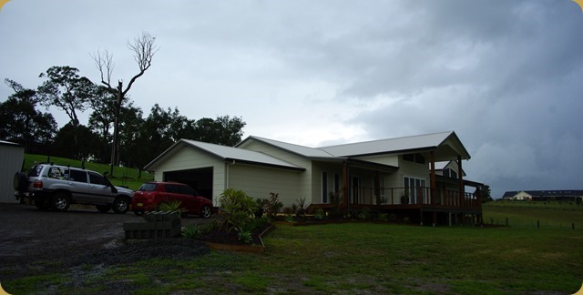 Bretts new house at Brandy Hill NSW