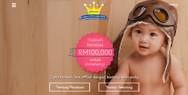 Peraduan JOHNSON’S BABY of the Year 2015