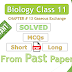 Biology 1st year chapter 13 Important questions from past papers
