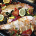 Oven Baked whole Red Snapper Fish