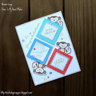 Sweet Safari Cardmaking Workshop - Project 3 - Variation 1