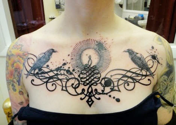 Small Chest Tattoos For Women • Arm Tattoo Sites