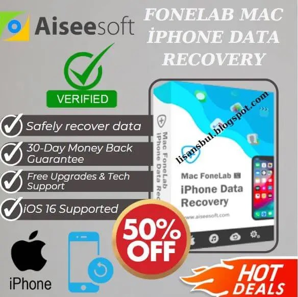 FoneLab Mac iPhone Data Recovery Gutscheincode Rabatt