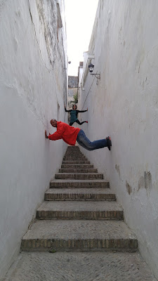 Climbing the walls of Arcos de la Frontera