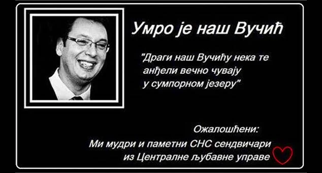 #Vučić #Umro #Satira #Šala #Ludak #Manijak