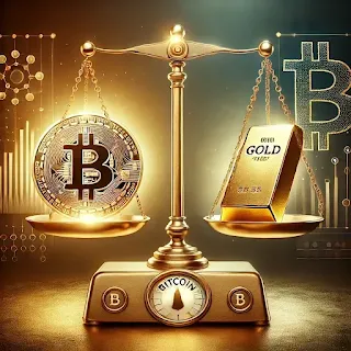 Comparison of Bitcoin and Gold