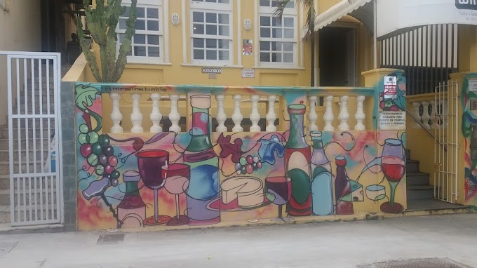 Arte de rua que embeleza o bairro