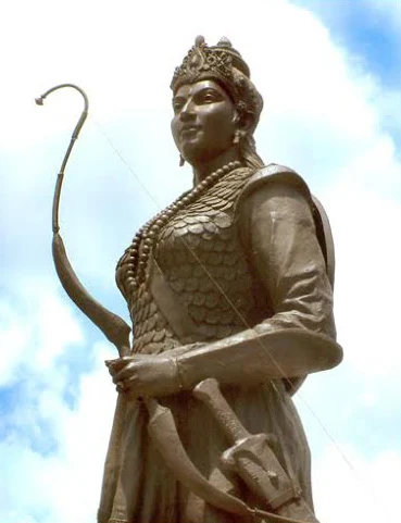 Statue of Rani Durgavati at Jabalpur, Madhya Pradesh