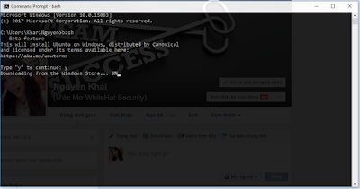Hướng dẫn cài đặt Bash Ubuntu trên Windows 10