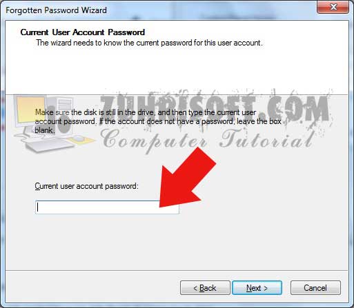 cara membuat password reset disk windows 7
