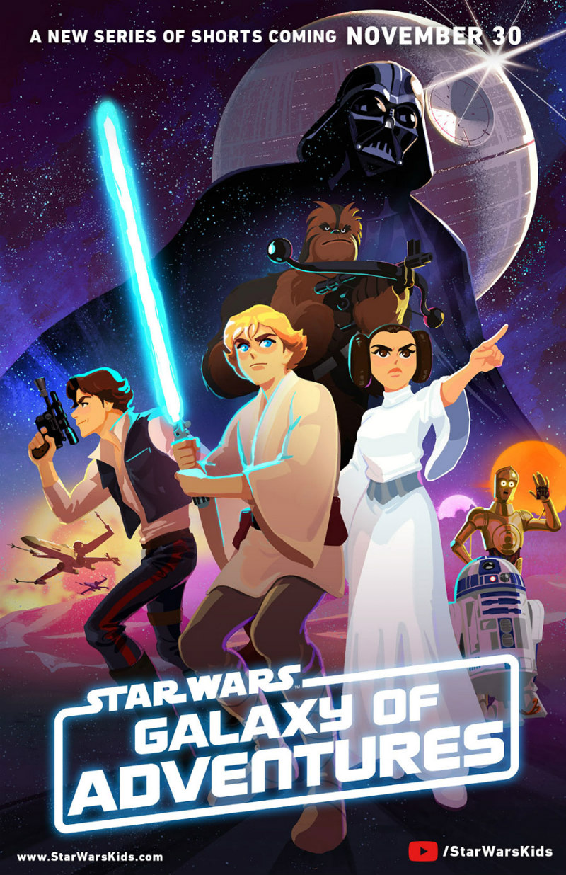 STAR WARS GALAXY OF ADVENTURES artwork