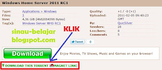 Download Windows Home Server 2011 RC via Torrent