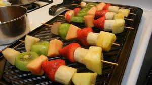 grilled fruit  kabobs